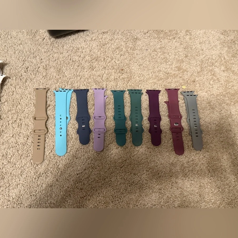Apple Watch Bands Lot of 46 | Fits Series 6 | Used | Mixed Styles & Colors